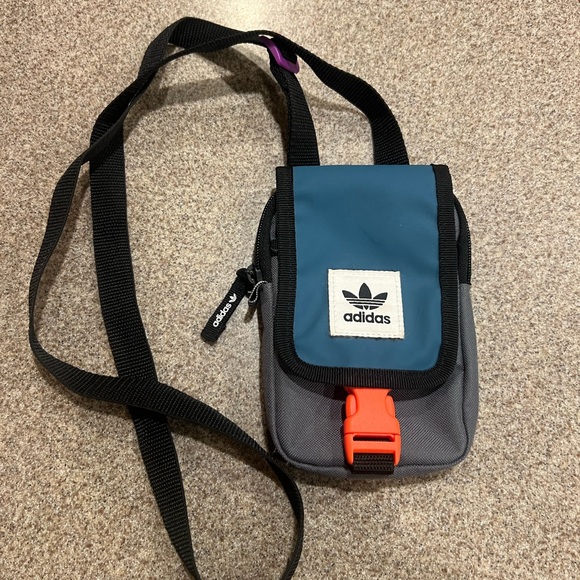adidas Other - Adidas Teal and Gray Messenger Bag